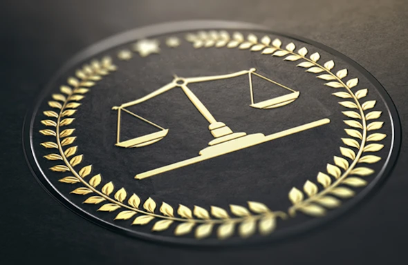 Embossed logo